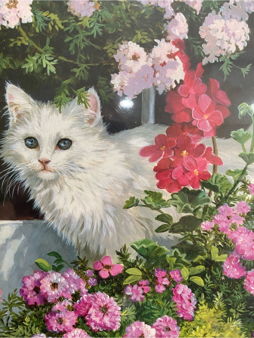 LANG 500-Piece White Cat  Jigsaw Puzzle , Titled SUMMER WINDOW - Picture 2 of 4